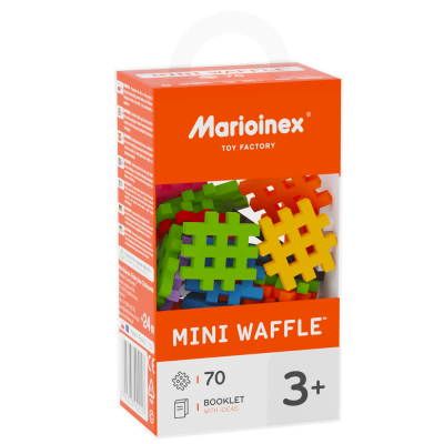 390212 MARIOINEX KLOCKI KONSTRUKCYJNE MINI WAFLE WAFFLE 70 EL