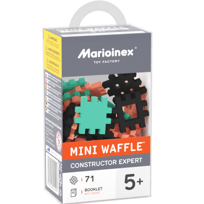 390409 MARIOINEX KLOCKI KONSTRUKCYJNE MINI WAFLE WAFFLE 71 EL