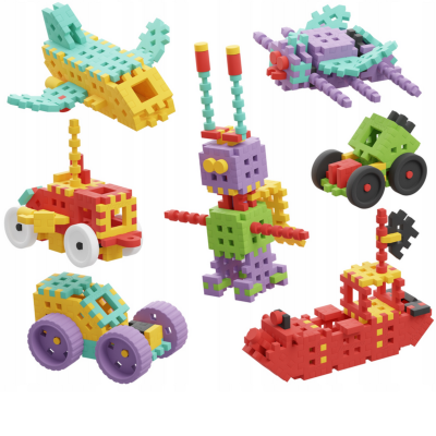 390426 MARIOINEX KLOCKI KONSTRUKCYJNE MINI WAFLE WAFFLE MAJSTER 200 EL