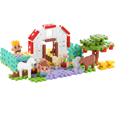 907580 MARIOINEX KLOCKI MINI WAFFLE FARMER DOMEK PANI WETERYNARZ 100EL