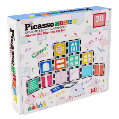 026639 KLOCKI MAGNETYCZNE PICASSO TILES 30 ELEMENTÓW