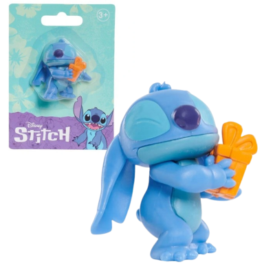 462818 LILO & STITCH FIGURKA KOLEKCJONERSKA STITCH Z PREZENTEM 5CM