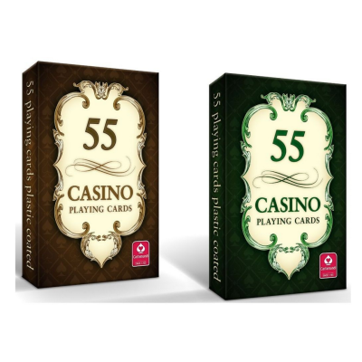 000408 KARTY DO GRY STANDARDOWE 55 LISTKÓW CASINO