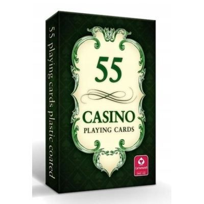000408 KARTY DO GRY STANDARDOWE 55 LISTKÓW CASINO