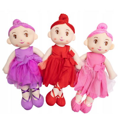 121871 LALKA SZMACIANKA BALETNICA 53CM RÓŻNE KOLORY ASKATO