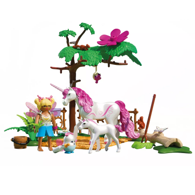 071839 PLAYMOBIL MAGICZNA STAJNIA JEDNOROŻCÓW MAMA I ŹREBAK