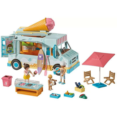 71904 PLAYMOBIL FURGONETKA Z LODAMI I SKLEPIKIEM SURFINGOWYM