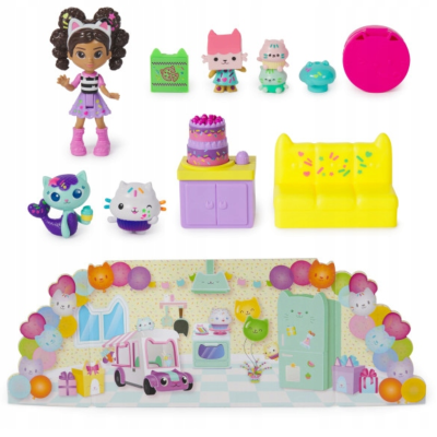 6071469 KOCI DOMEK GABI ZESTAW URODZINOWY Z TORTEM FIGURKI