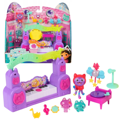 6074118 KOCI DOMEK GABI ZESTAW OGRÓD MUZYCZNA IMPREZA  FIGURKI