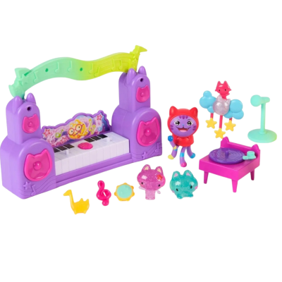 6074118 KOCI DOMEK GABI ZESTAW OGRÓD MUZYCZNA IMPREZA  FIGURKI