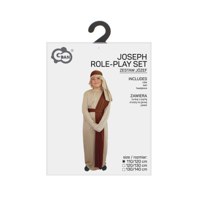 674764 STRÓJ JÓZEFA KOSTIUM PRZEBRANIE ŚWIĘTY JÓZEF 110/120CM JASEŁKA
