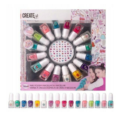 84515 CREATE IT ZESTAW LAKIERY DO PAZNOKCI 16 SZTUK