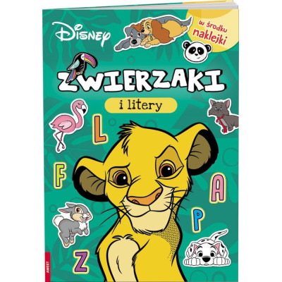 346614 KOLOROWANKA DISNEY ZWIERZAKI I LICZBY + NAKLEJKI