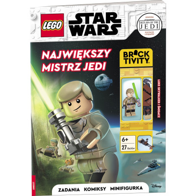 345259 LEGO STAR WARS NAJWIĘKSZY MISTRZ JEDI KSIĄŻECZKA + MINIFIGURKA