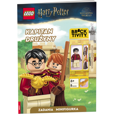344429 LEGO HARRY POTTER KAPITAN DRUŻYNY KSIĄŻECZKA + MINIFIGURKA