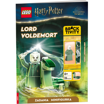 345389 LEGO HARRY POTTER LORD VOLDEMORT KSIĄŻECZKA + MINIFIGURKA