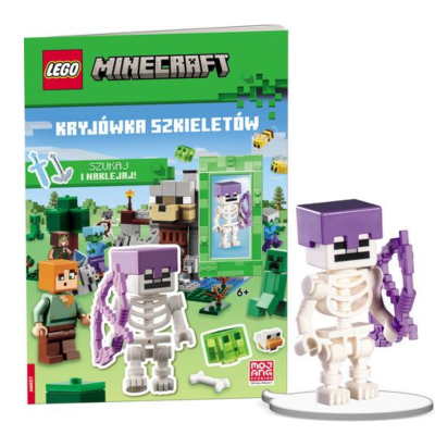 346041 LEGO MINECRAFT KSIĄŻECZKA KRYJÓWKA SZKIELETÓW + MINIFIGURKA