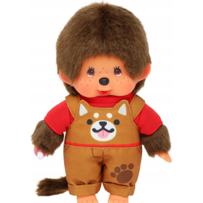 203864 MASKOTKA MAŁPKA MONCHICHI SHIBA CHŁOPIEC W KOMBINEZONIE
