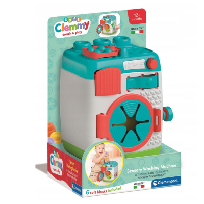 175826 PRALKA SENSORYCZNA CLEMMY BABY KLOCKI CLEMENTONI