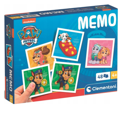 183104 GRA PAMIĘCIOWA MEMO MEMORY PSI PATROL CLEMENTONI