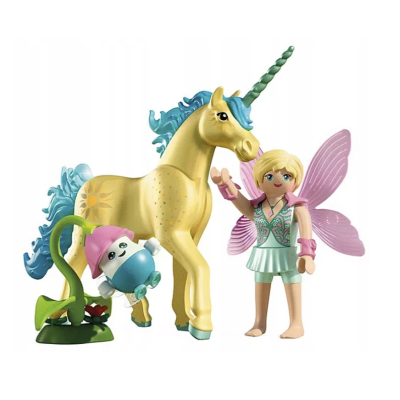 071842 PLAYMOBIL SUNSHINE BLOSSOM JEDNOROŻEC Z WRÓŻKĄ