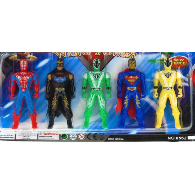 866378 ZESTAW FIGURKI SUPERBOHATER 5 FIGUREK 11CM