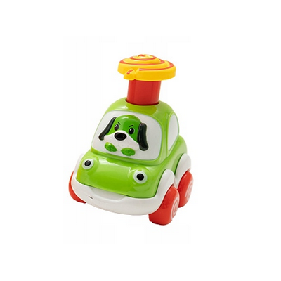 125527 SAMOCHODZIK AUTKO POJAZD BĄCZEK ZWIERZĄTKO 4 KOLORY ASKATO