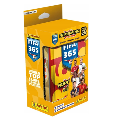 29239 PANINI KARTY FIFA 365 ADRENALYN 2026 DUŻA PUSZKA XL 8 SASZETEK