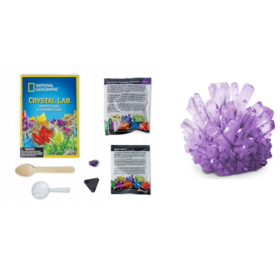 029684 KRYSZTAŁ ŚWIECĄCY W CIEMNOŚCI FIOLETOWY NATIONAL GEOGRAPHIC