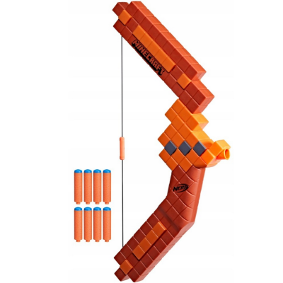 G1120 NERF MINECRAFT WYRZUTNIA ŁUK + STRZAŁKI