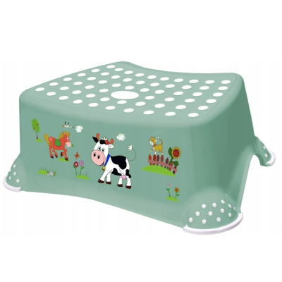 083279 PODEST ANTYPOŚLIZGOWY ZIELONY FARMA ZWIERZĄTKA