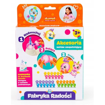30633 FABRYKA RADOŚCI BALONOWA PRZYGODA BALONY AKCESORIA DUMEL