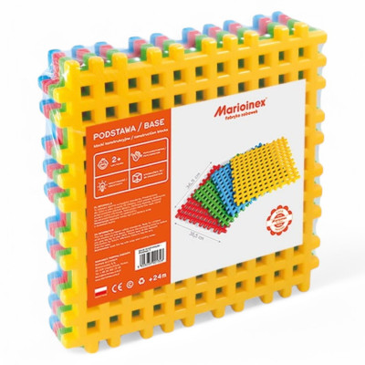 901076 KLOCKI WAFFLE - PODSTAWKA 4 SZTUKI MARIOINEX