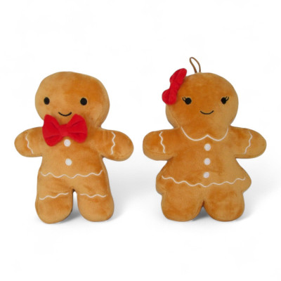 173126 MASKOTKA PLUSZAK CIASTECZKOWY LUDZIK PIERNIK 20 CM