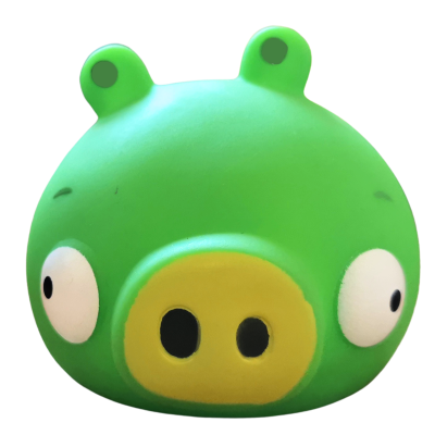ANGRY BIRDS ZIELONA ŚWINKA GUMOWA FIGURKA