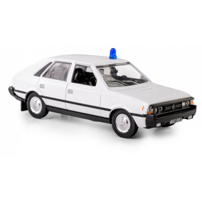 023109 METALOWY POJAZD POLONEZ 07 ZGŁOŚ SIĘ BIAŁY PRL MODEL 1:43 DAFFI