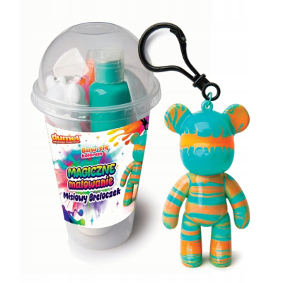 30620 MAGICZNE MALOWANIE MISIOWY BRELOCZEK BAW SIĘ KOLOREM FARBKI DUMEL