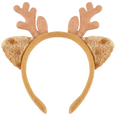 185300 OPASKA RENIFER Z USZAMI JASNO-BRĄZOWA GODAN