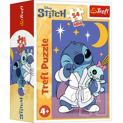 19812 TREFL MINI PUZZLE ŚPIĄCY STITCH  54 EL