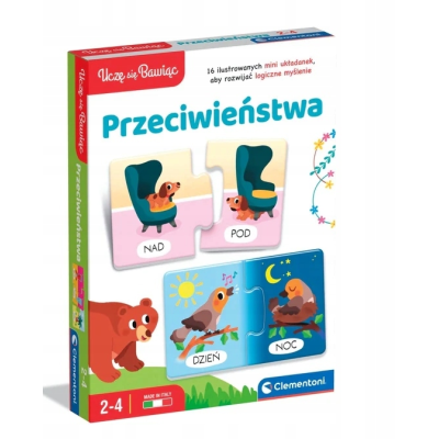 502721 GRA EDUKACYJNA PRZECIWIEŃSTWA PUZZLE CLEMENTONI