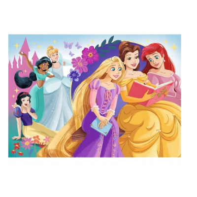 014834 TREFL PUZZLE GLITTER KSIĘŻNICZKI BLASK MAGII PRZYJAŹNI 100 EL