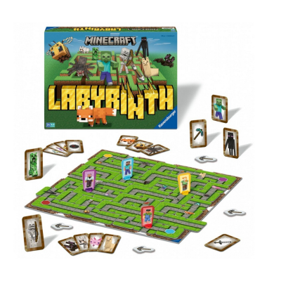 247714 GRA PLANSZOWA MINECRAFT LABIRYNT RAVENSBURGER