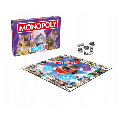 060608 GRA PLANSZOWA MONOPOLY KOTY
