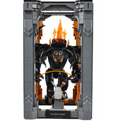 10367 LEGO ICONS WŁADCA PIERŚCIENI: BOOK NOOK Z BALROGIEM