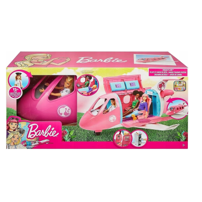 GJB33 BARBIE WYMARZONY SAMOLOT + LALKA