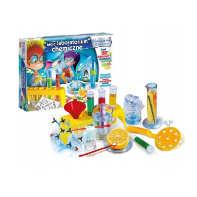 60250 CLEMENTONI MOJE LABORATORIUM CHEMICZNE EKSPERYMENTY