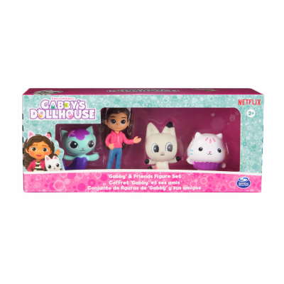 6071196 KOCI DOMEK GABI ZESTAW 4 FIGURKI SYRENKOTKA KICIUŚ ŁAKOTEK