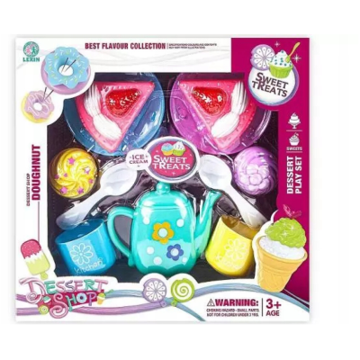 324831 ZESTAW KUCHENNY DO HERBATY DESEROWY CIASTECZKA TORT