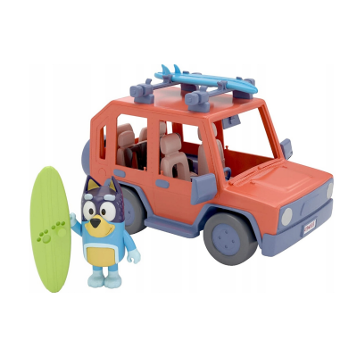13018 BLUEY SAMOCHÓD RODZINNE AUTO HEELER + FIGURKA