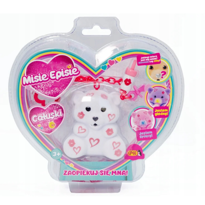 601575 MISIE EPISIE CAŁUSKI INTERAKTYWNY MIŚ DROPSIK BIAŁY EPEE